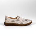 S567-3 Pantofi de zi cu zi ușori din material textil, pentru femei, de culoare bej