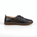 S567-1 Pantofi de zi cu zi ușori din material textil pentru femei, negri