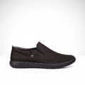 5104 Black Nubuk Premium Men's Genuine Leather Everyday Shoes