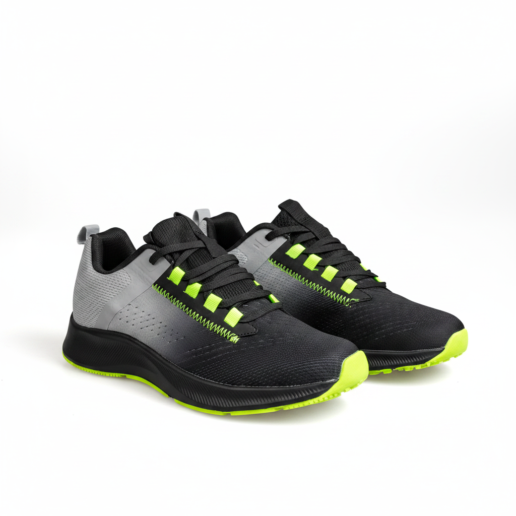 0268-2 Běžecké boty Gradient Sport – černá/limetkově zelená