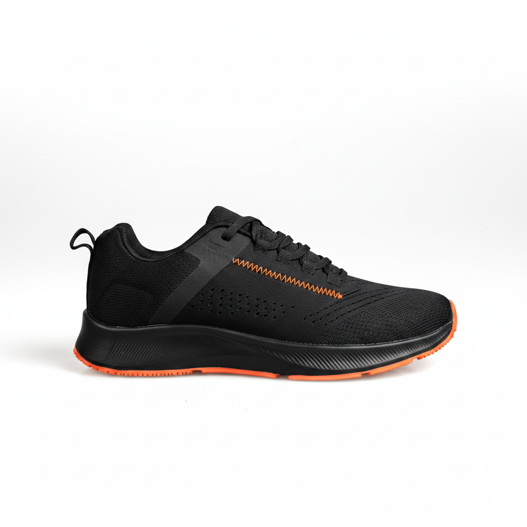 0268-5 Sportovní tenisky Kinetic Mesh – černá/oranžová