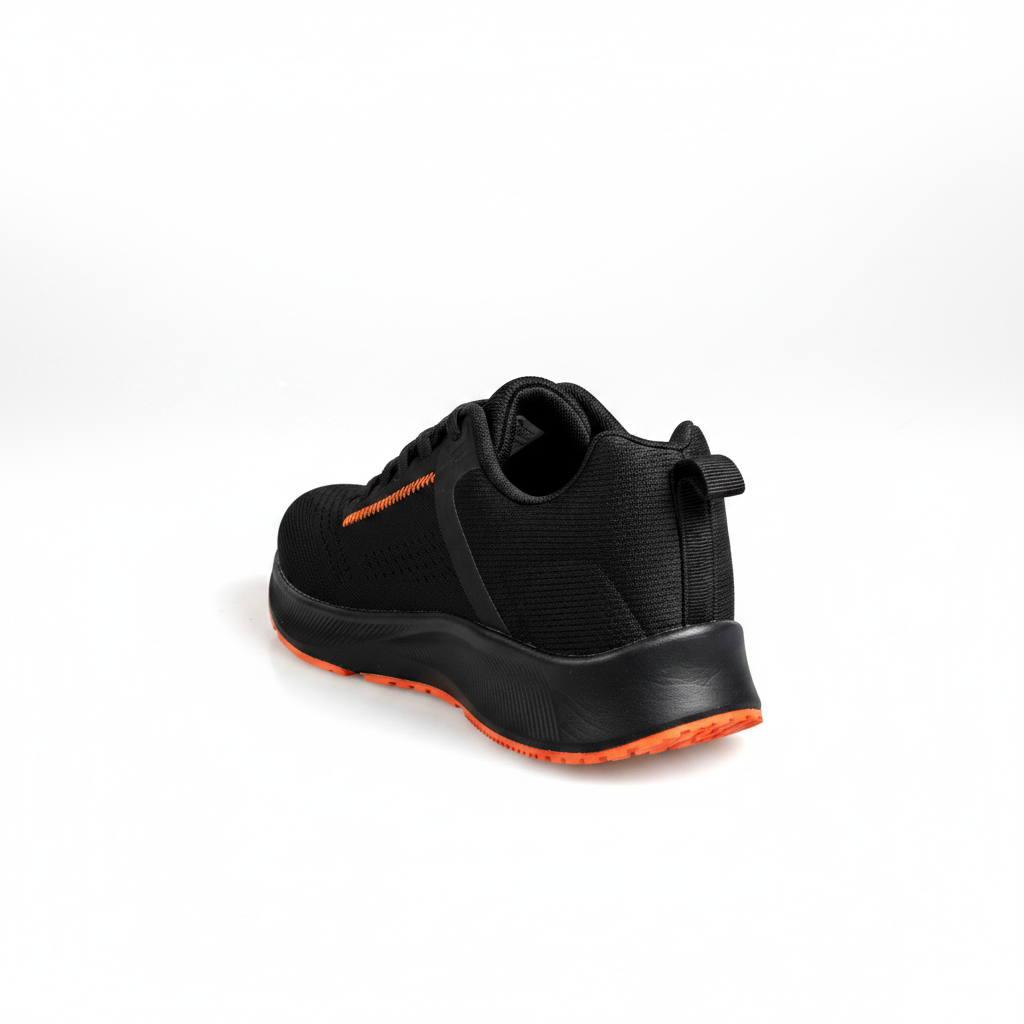 0268-5 Sportovní tenisky Kinetic Mesh – černá/oranžová
