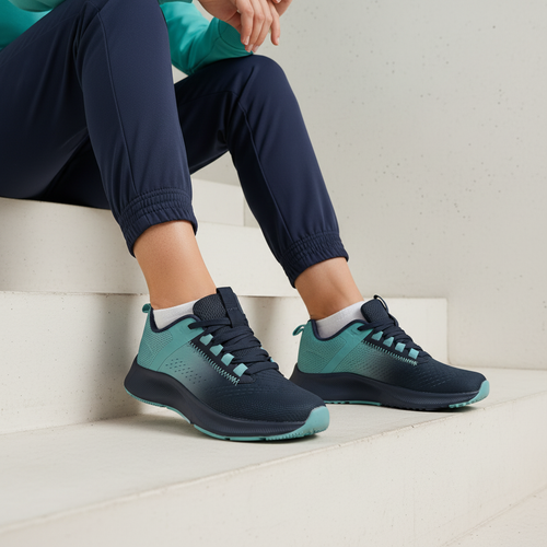 0269-3 Sportovní tenisky Ombre Mesh – tmavě modré