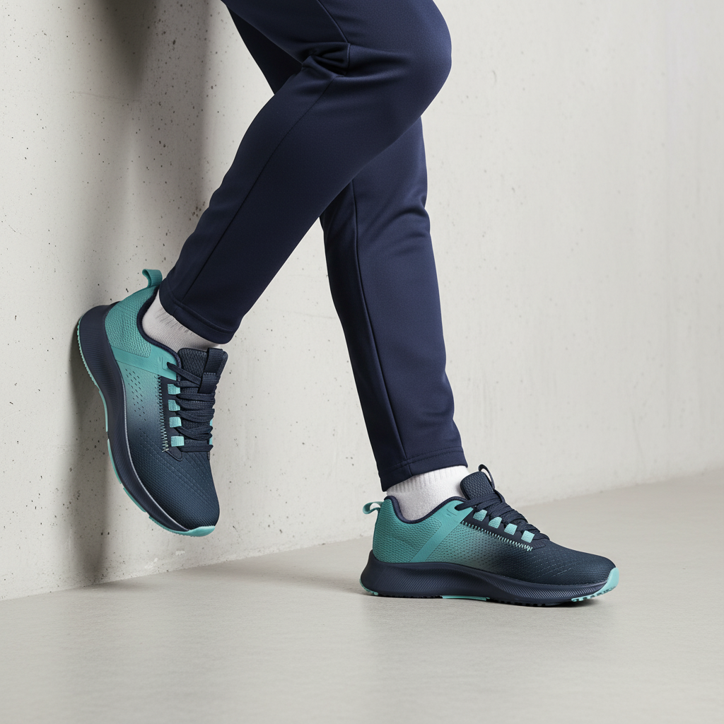 0269-3 Sportovní tenisky Ombre Mesh – tmavě modré
