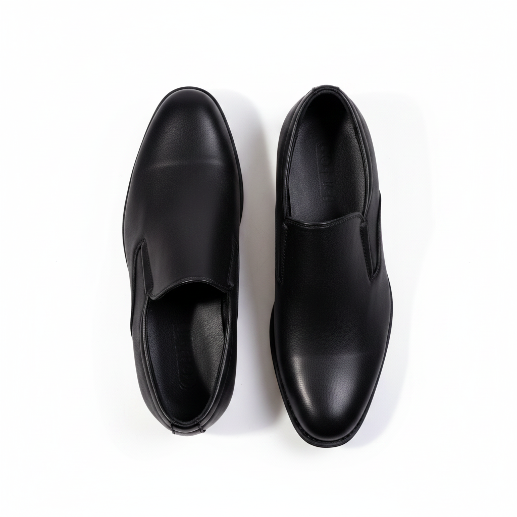 K323-1 Pantofi eleganți negri pentru bărbați