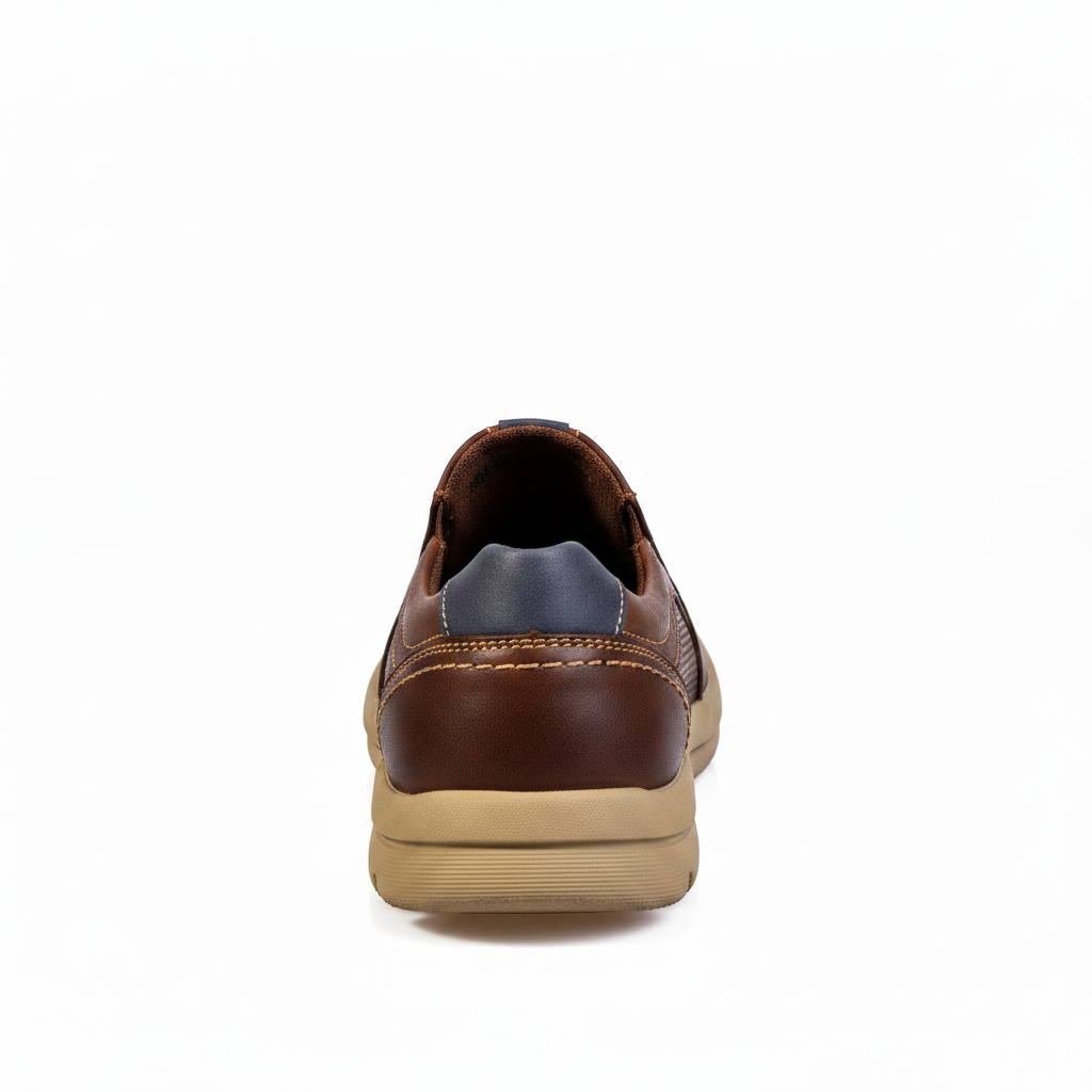 K375-2 D-Brown – pánské běžné boty z pravé kůže v prémiové kvalitě