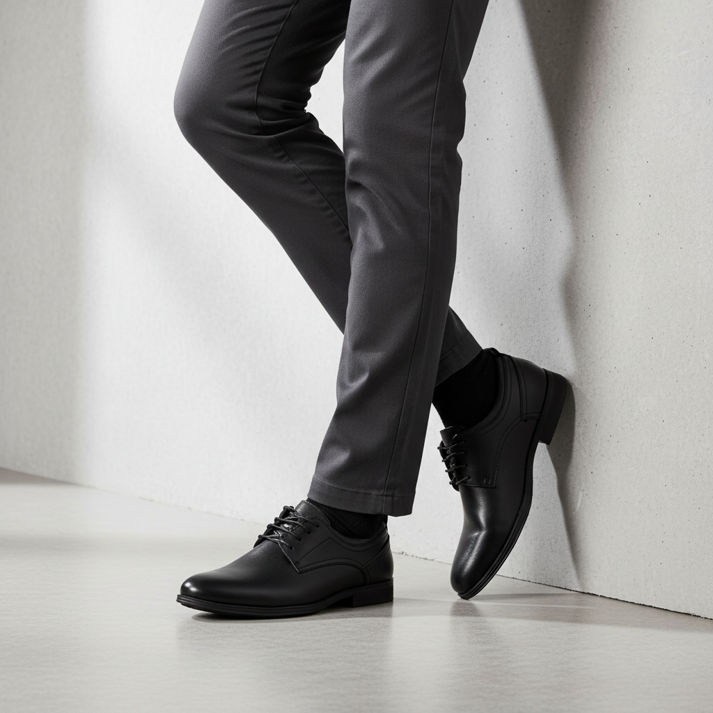 K322-1 Černé elegantní pánské společenské boty