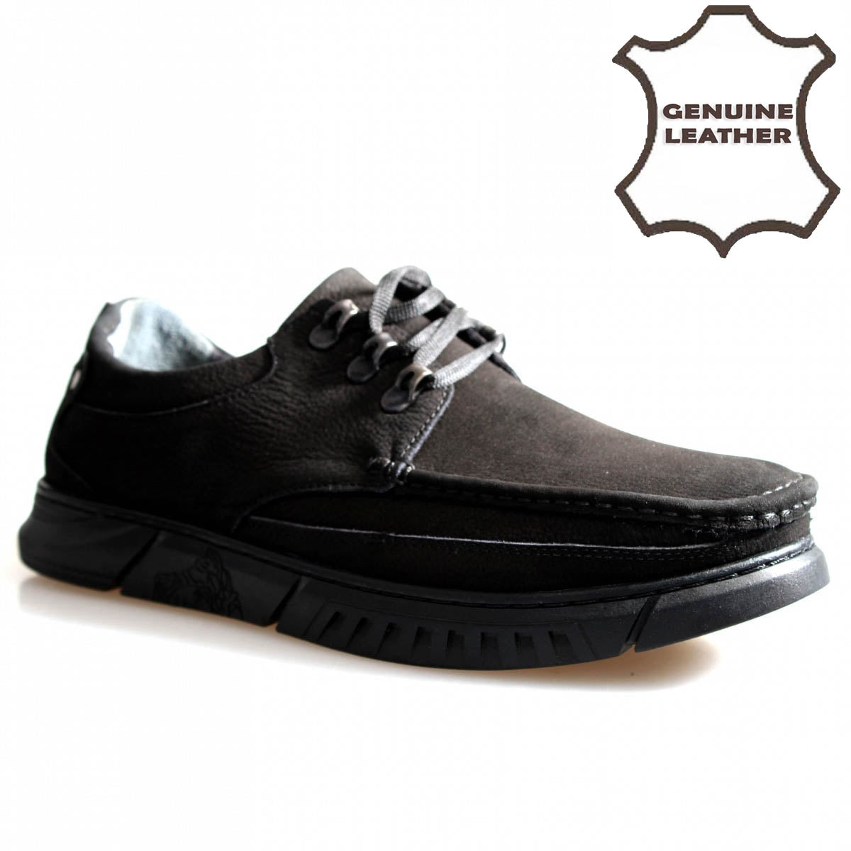 1002 Black Nabuk Men's Shoes