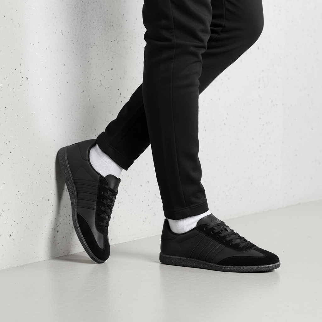 10934 Pánské nízké tenisky Urban Mesh – černé