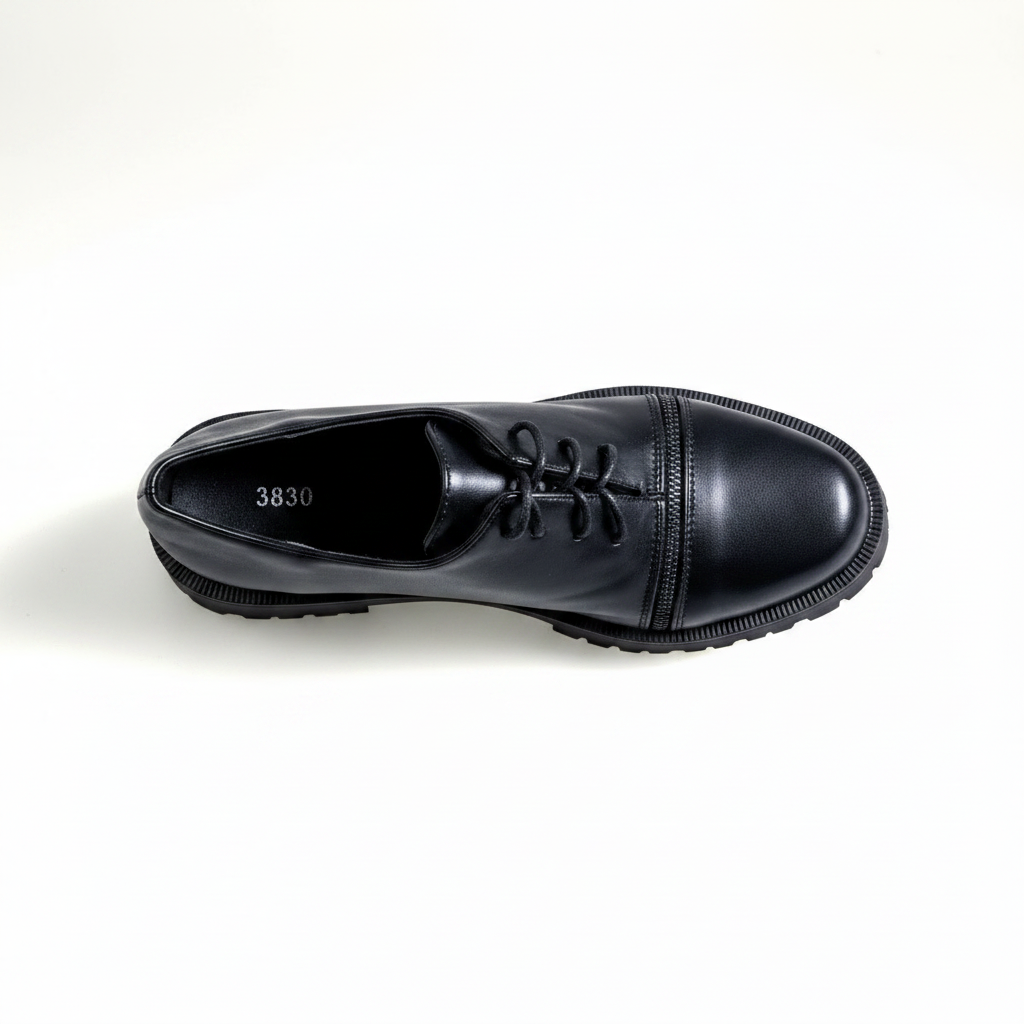 3830-1 Pantofi casual pentru femei, negri