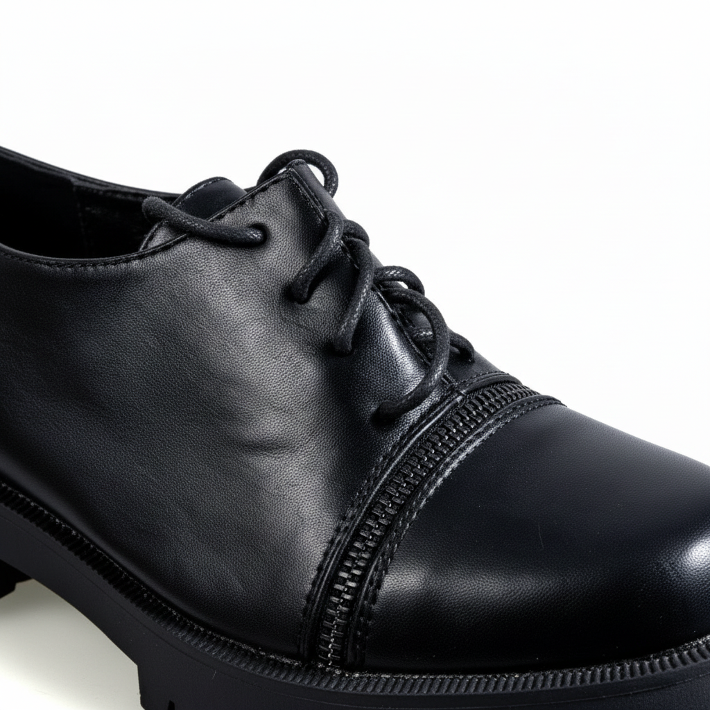 3830-1 Pantofi casual pentru femei, negri