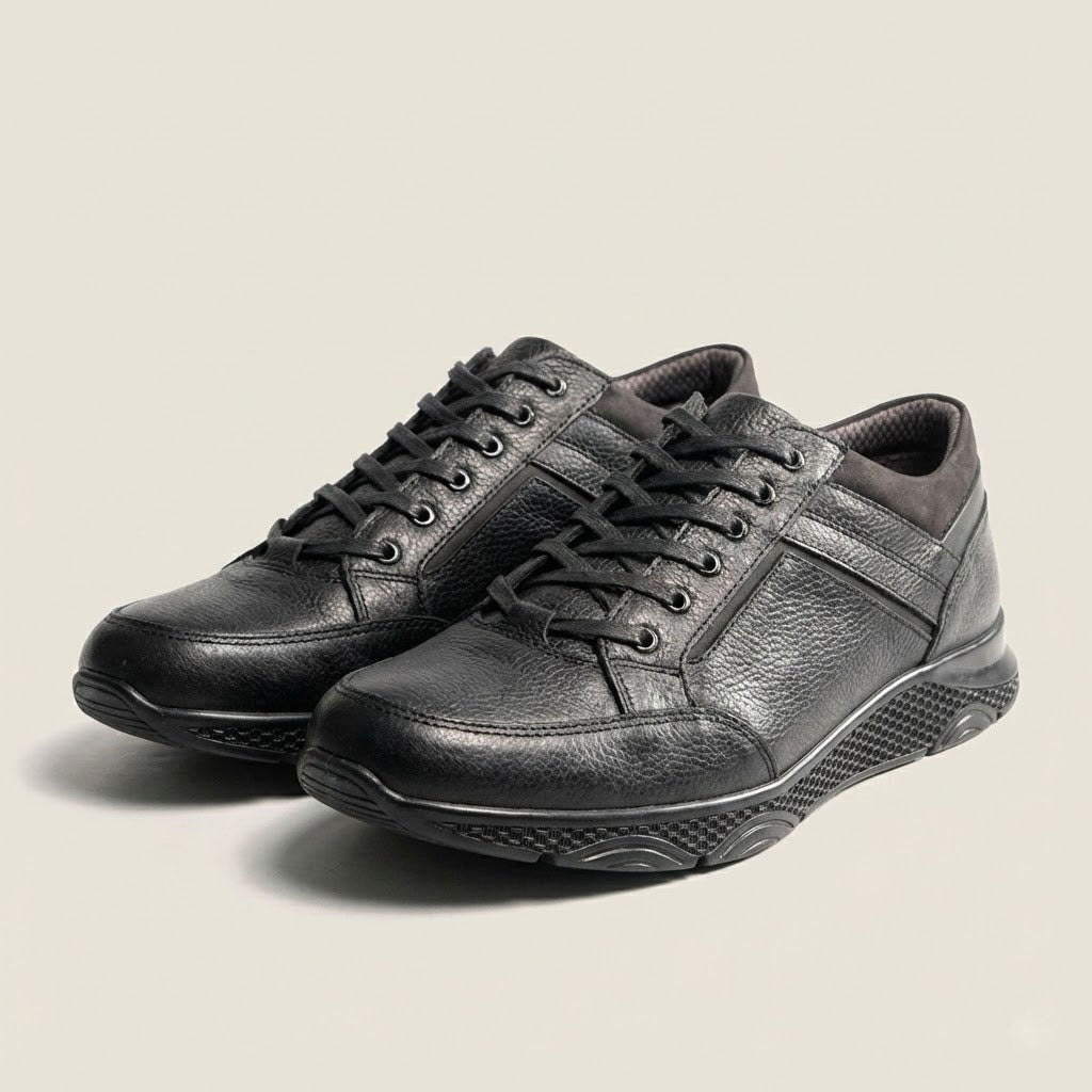 5004 Črni moški čevlji