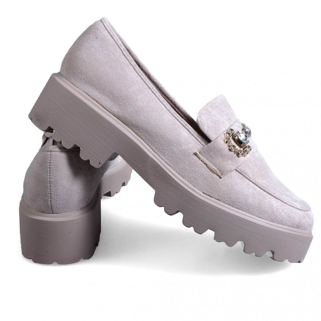 A5617-3 Béžové dámské volnočasové boty