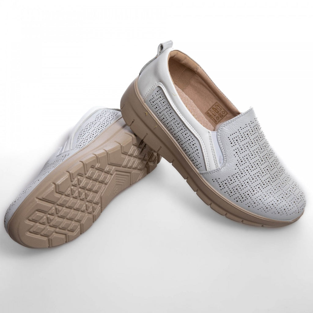 6036-2 Bele ženske športne čevlje