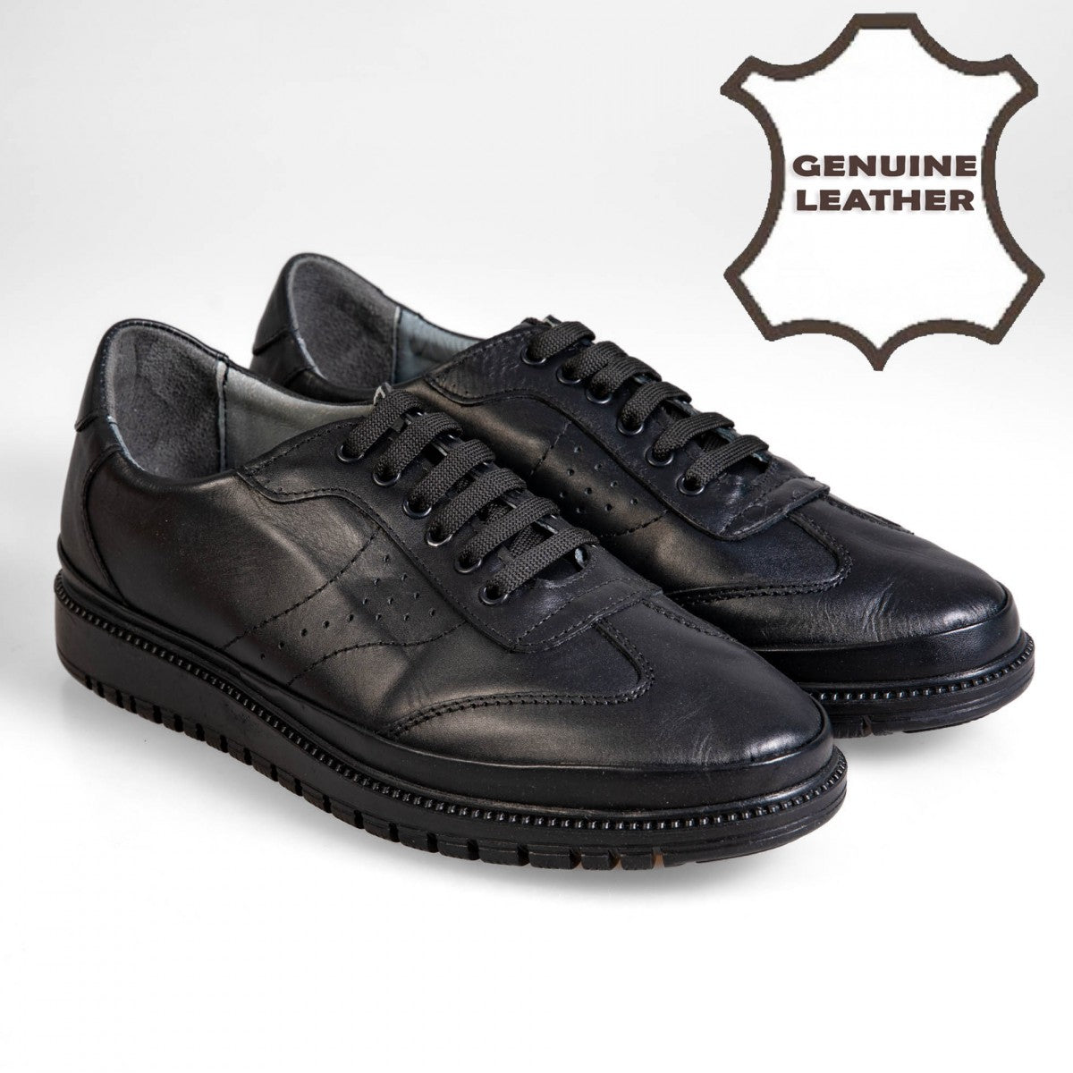 621001 Fekete férfi cipő