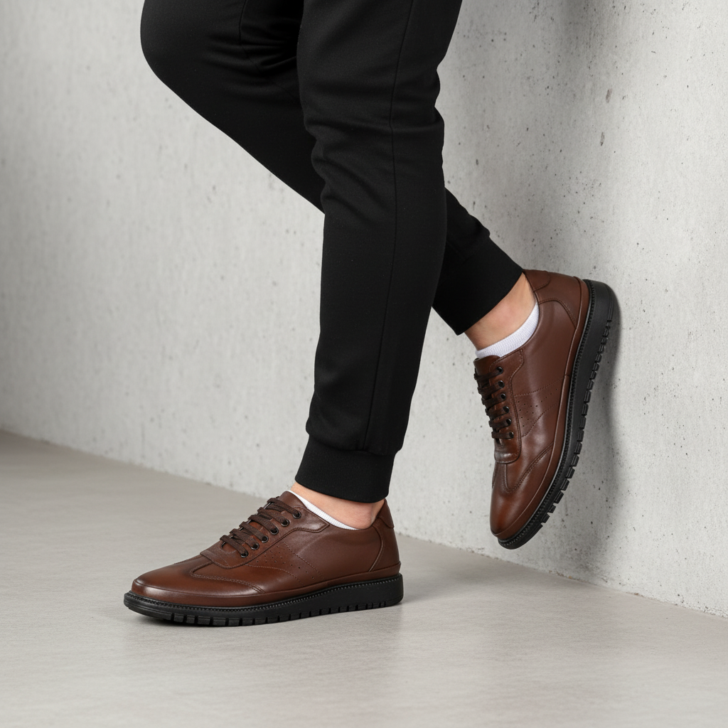 621001 Brown Men's Shoes