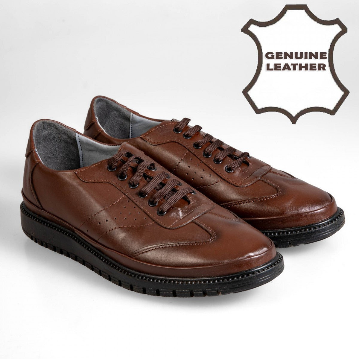 621001 Barna férfi cipő