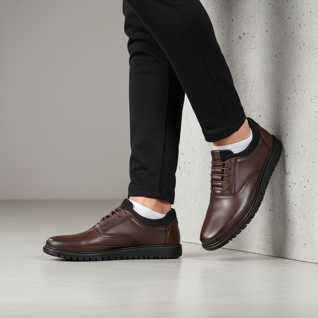 621005 Hnědé pánské boty