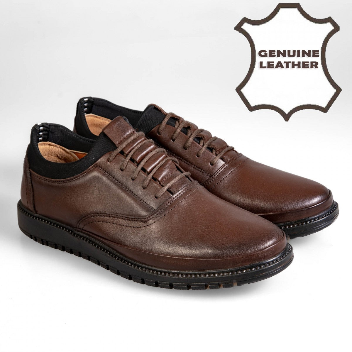 621005 Barna férfi cipő