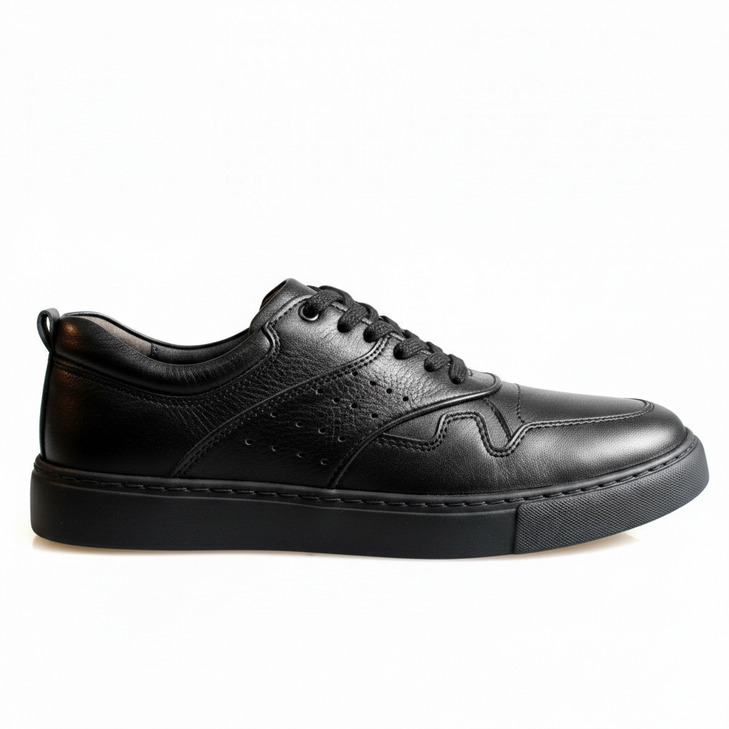 673003 Czarne buty męskie