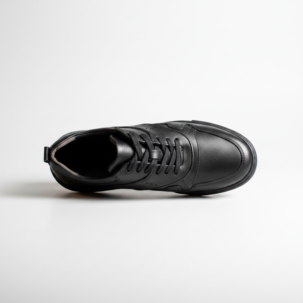673003 Czarne buty męskie