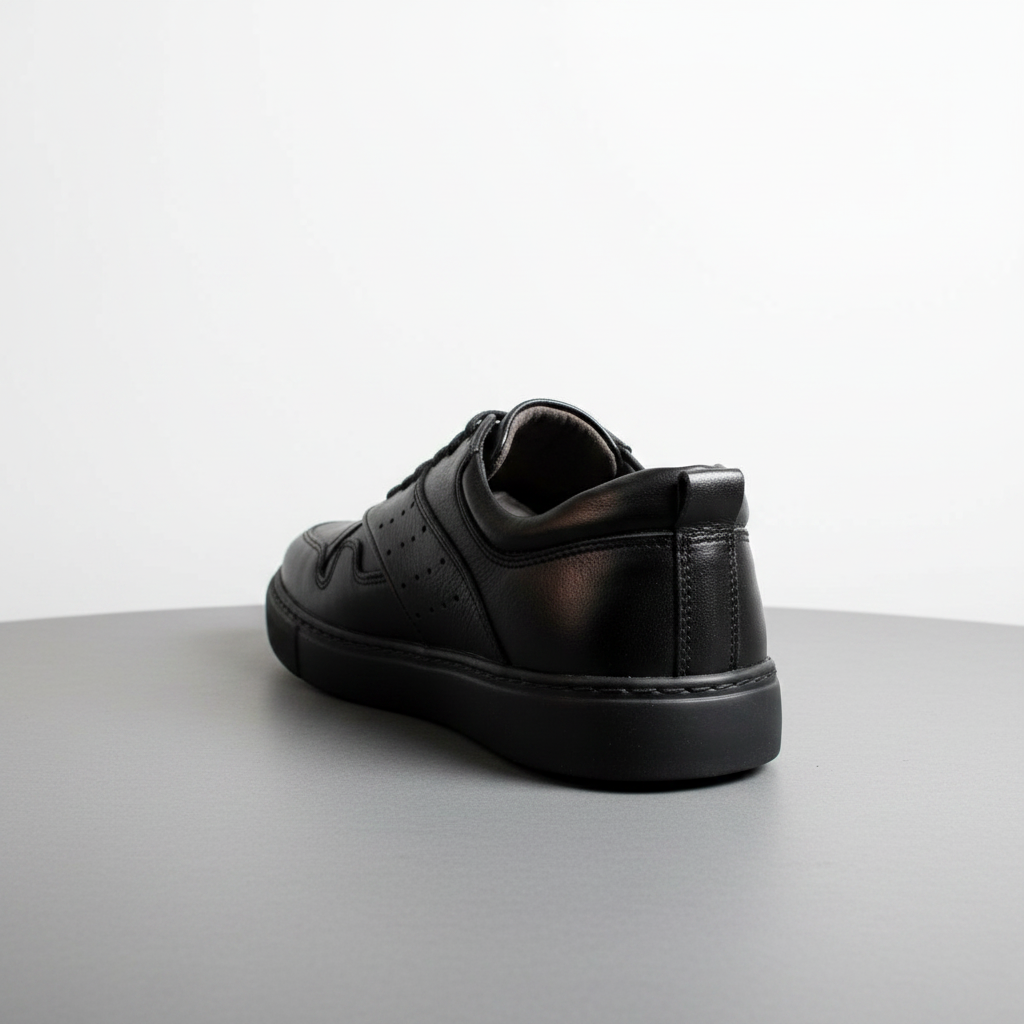 673003 Czarne buty męskie