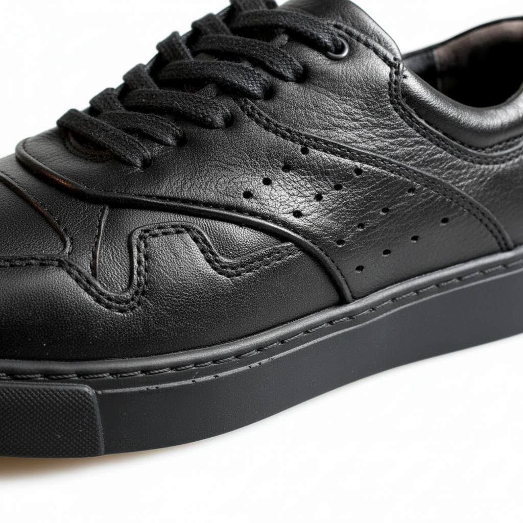 673003 Czarne buty męskie