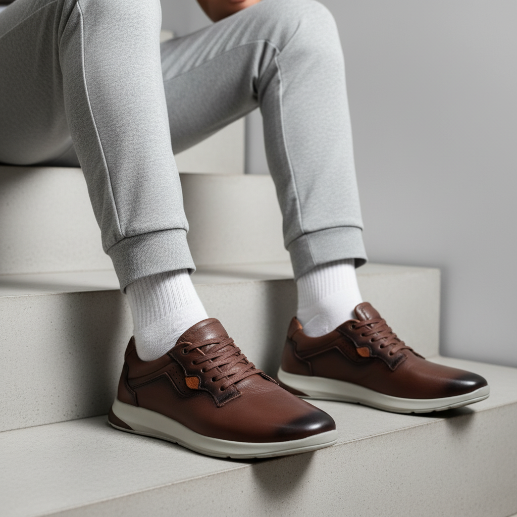 673005 Brown Men's Shoes