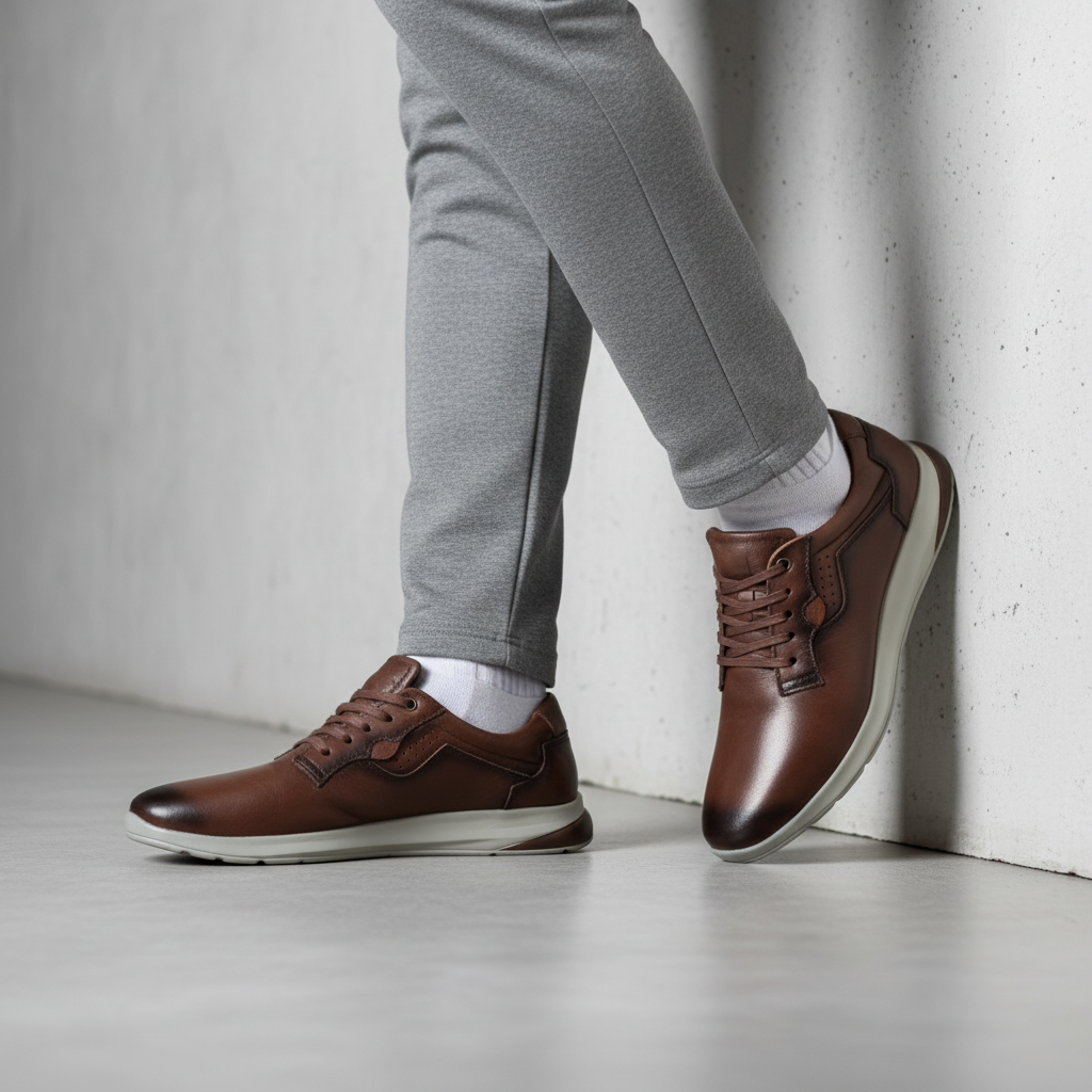 673005 Brown Men's Shoes