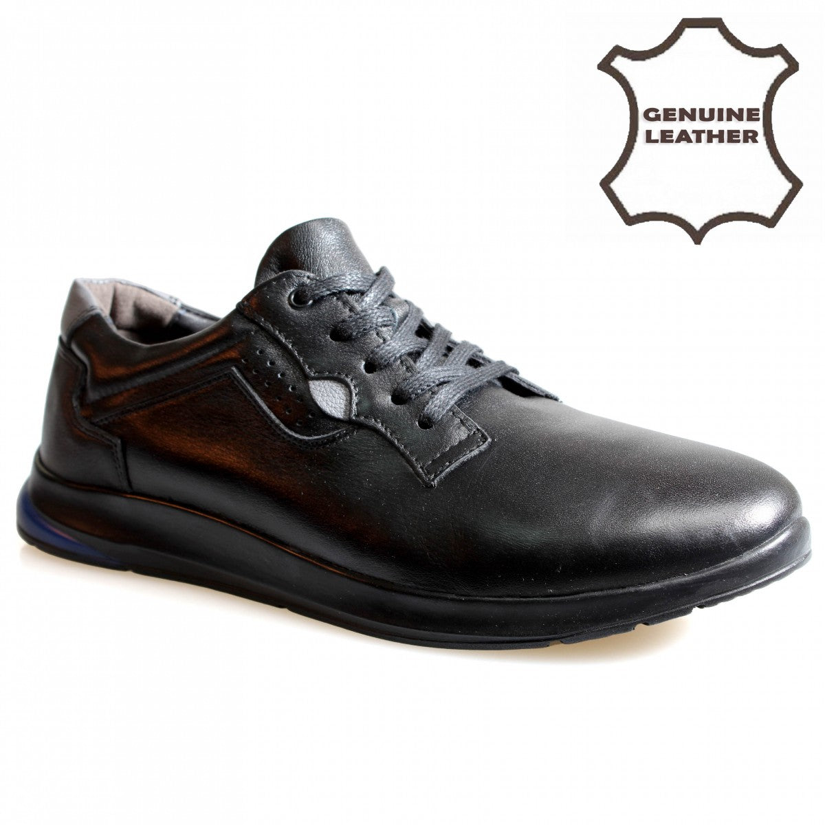 673005 Fekete férfi cipő