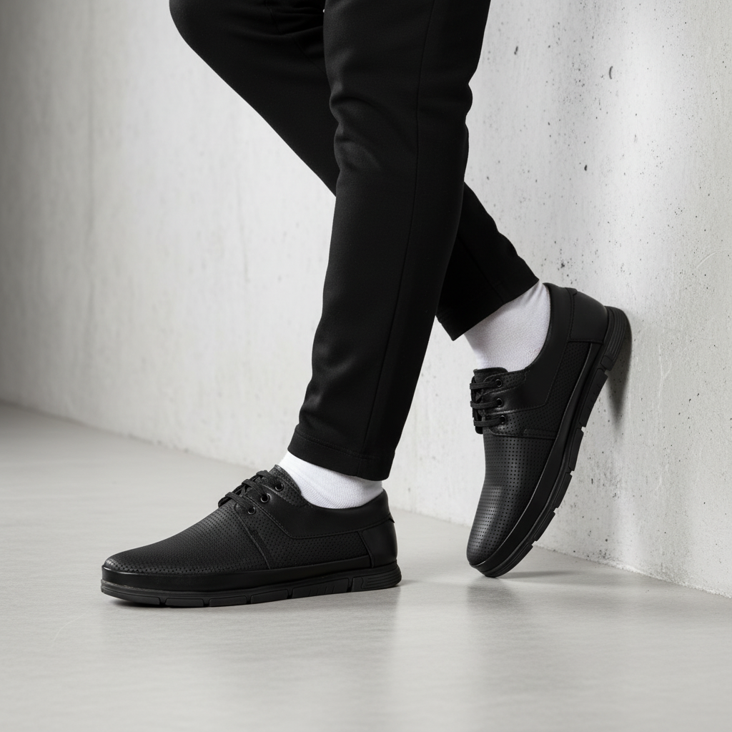 681004 Black Men's Casual Shoes