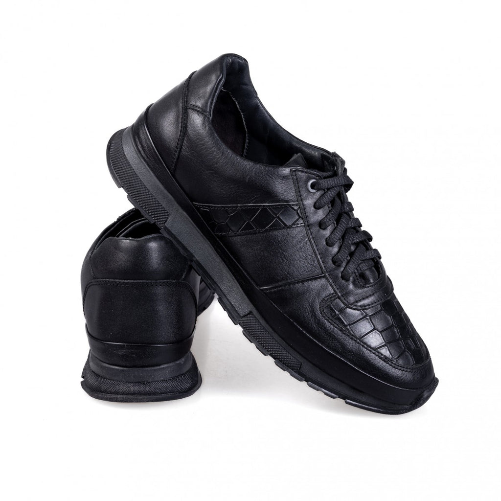 762001 Fekete férfi alkalmi cipő