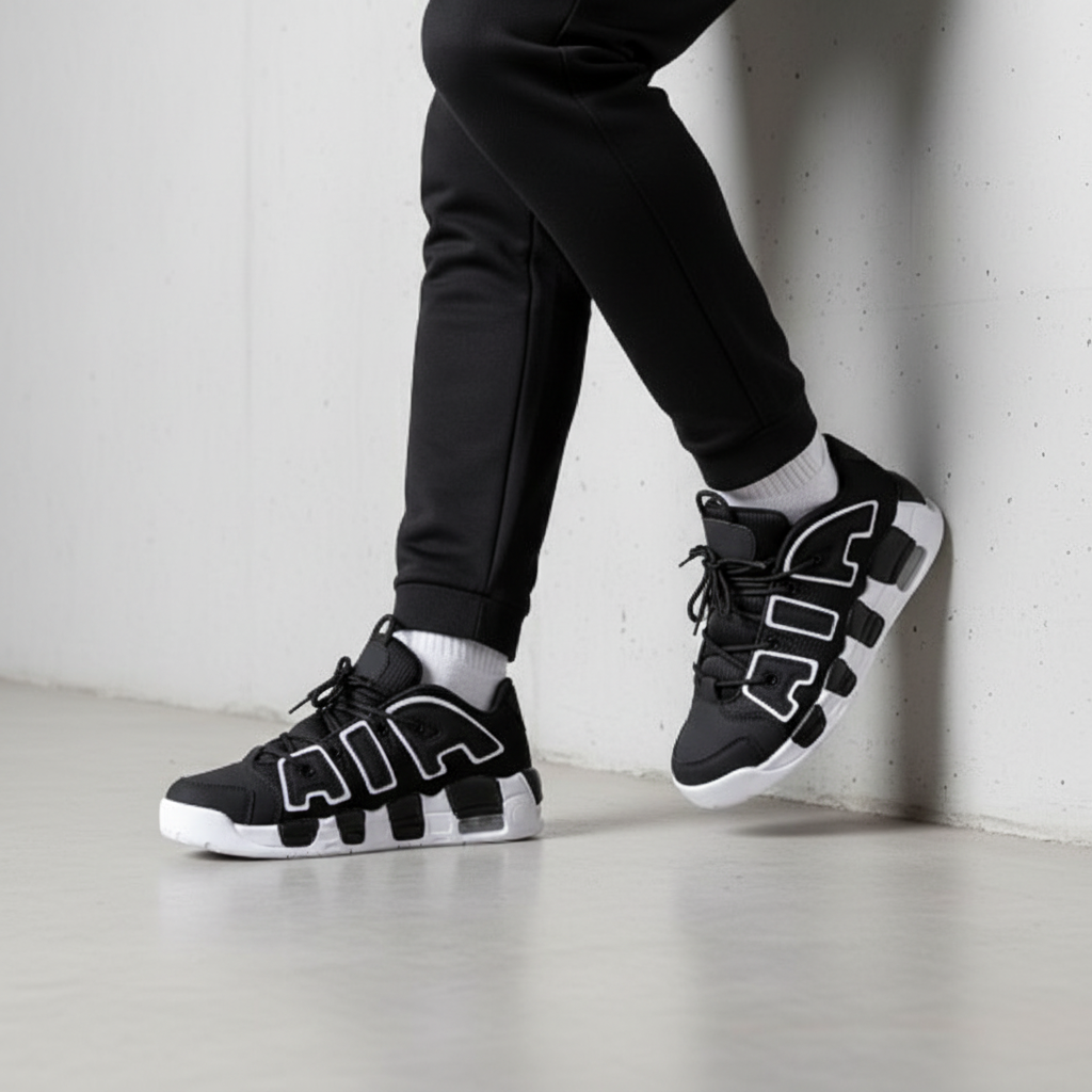 891-11 Women's Urban Low-Top Sneakers - White/Black