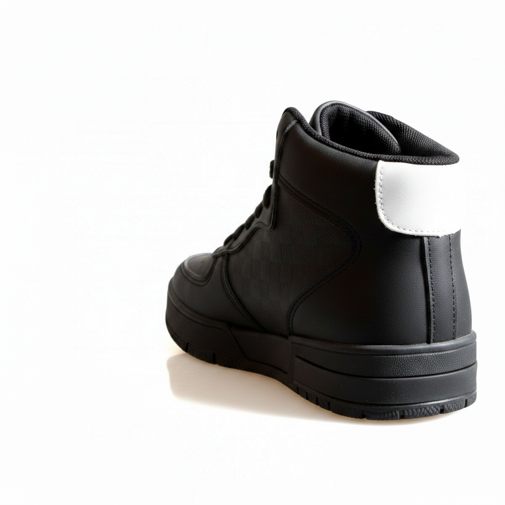 A-066 Czarne damskie trampki
