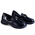 A122 Fekete női alkalmi cipő