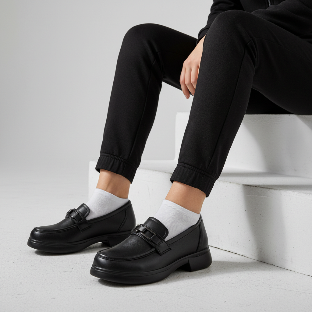 A123 Black Women's Casual Shoes