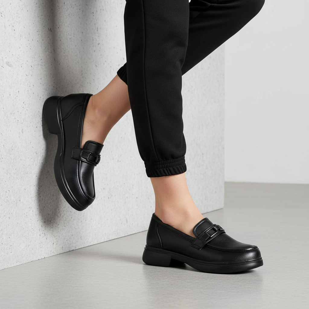 A123 Black Women's Casual Shoes