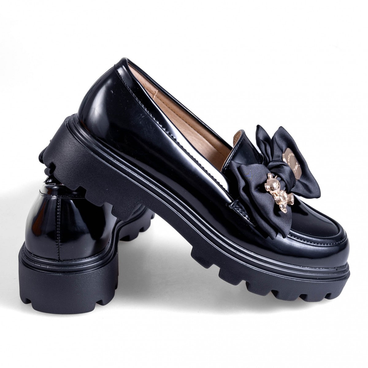 A2385-1 Černé dámské volnočasové boty