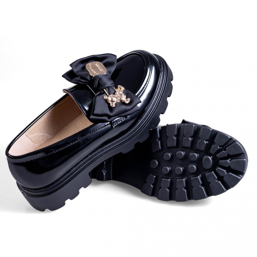 A2385-1 Černé dámské volnočasové boty