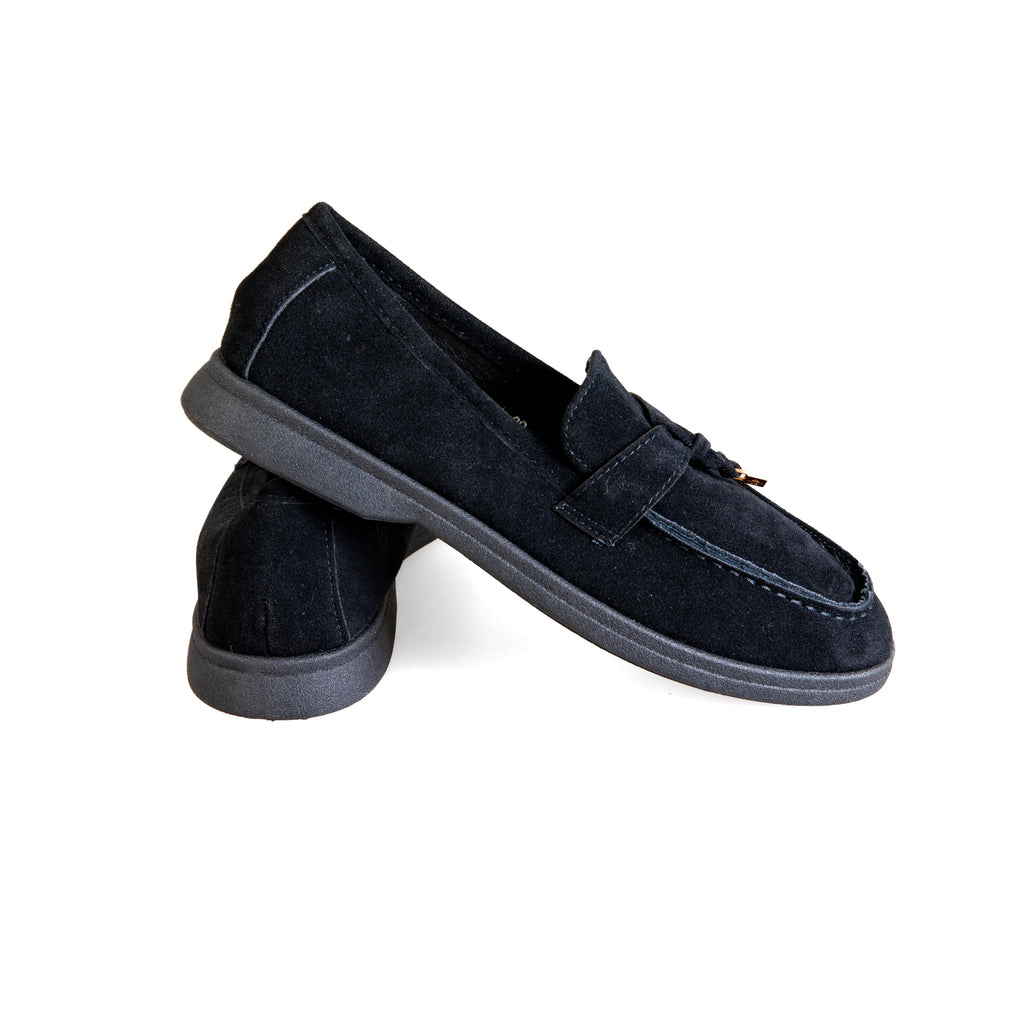 A4318-1 Černé dámské volnočasové boty