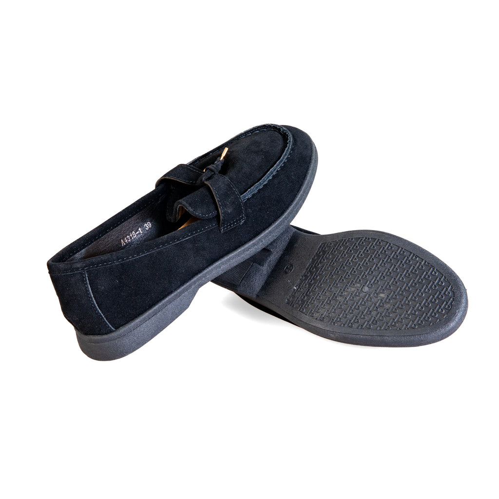 A4318-1 Černé dámské volnočasové boty