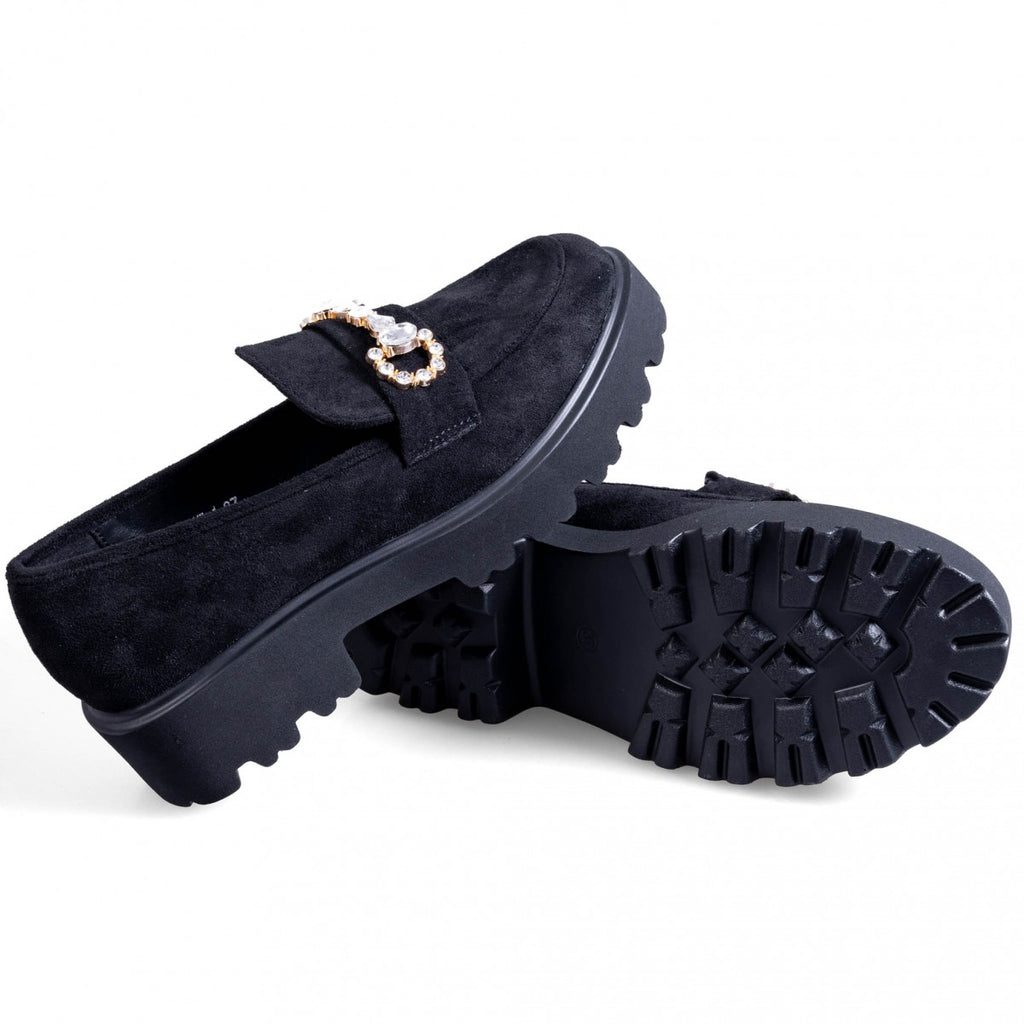 A5617-1 Černé dámské volnočasové boty