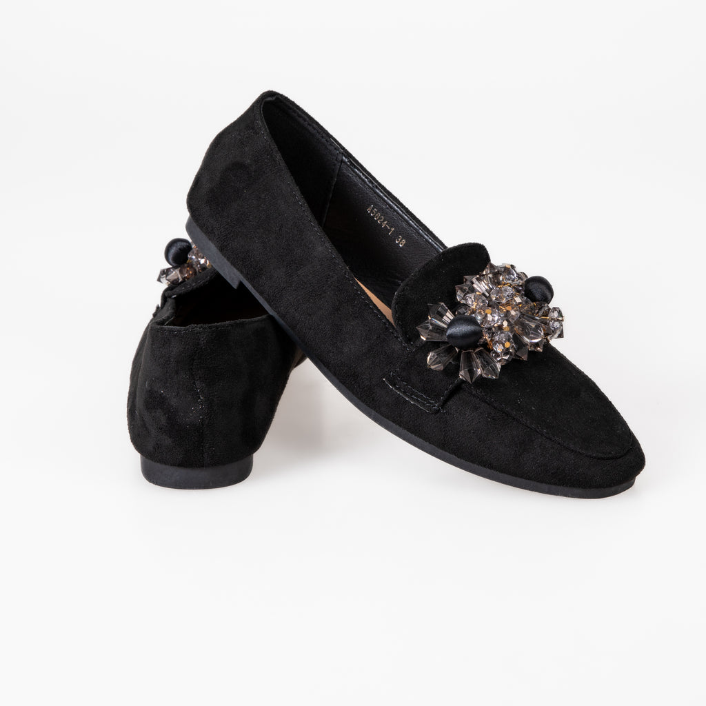 A5624-1 Černá – Moderní dámské boty pro každodenní nošení