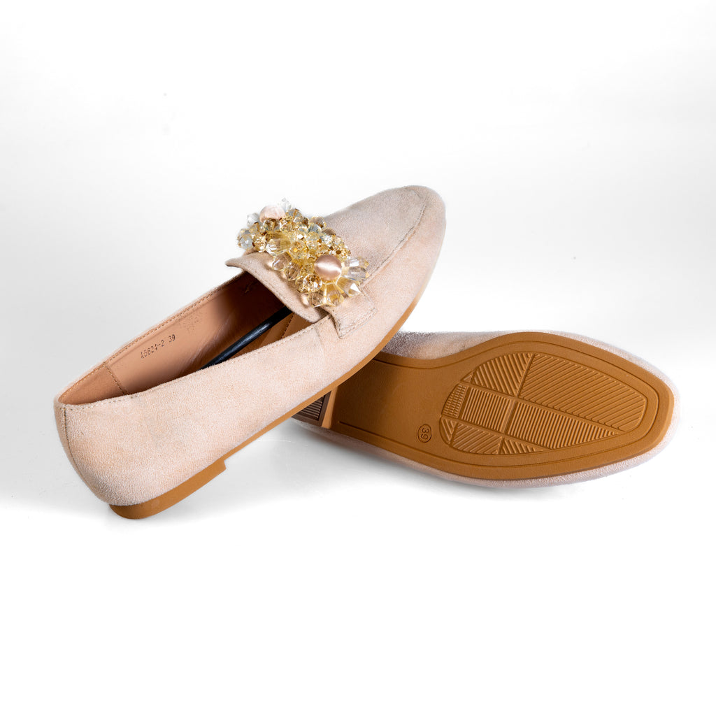 A5624-2 Béžové dámské volnočasové boty