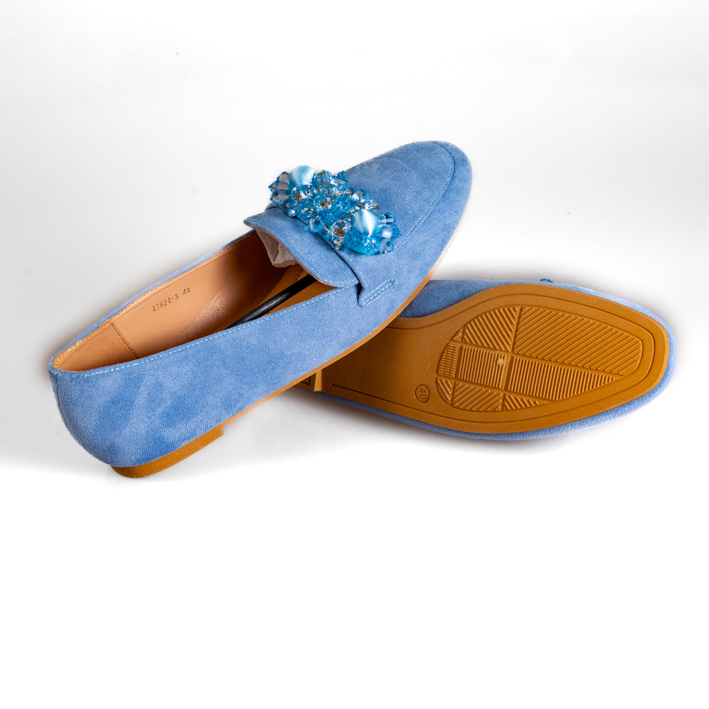 A5624-3 Modré dámské volnočasové boty