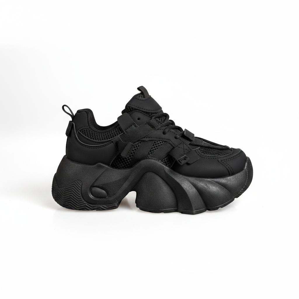 AN6012-1 Dámské sportovní tenisky Urban Mesh – černé