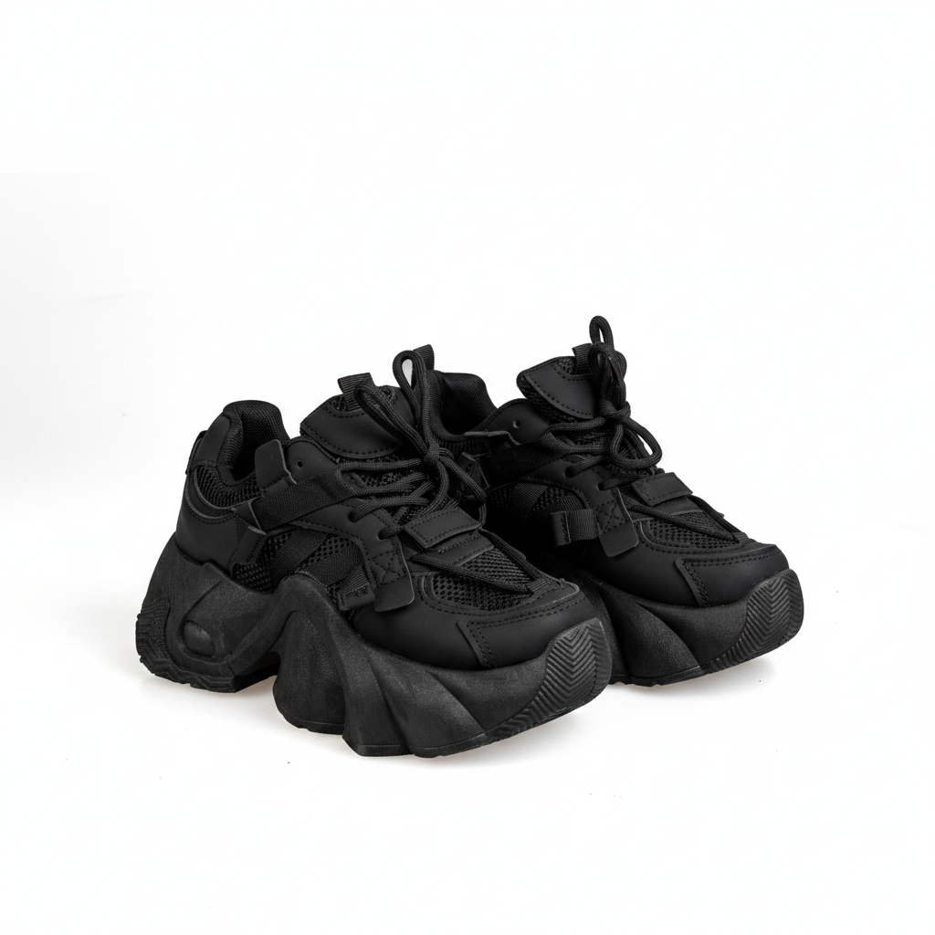 AN6012-1 Dámské sportovní tenisky Urban Mesh – černé
