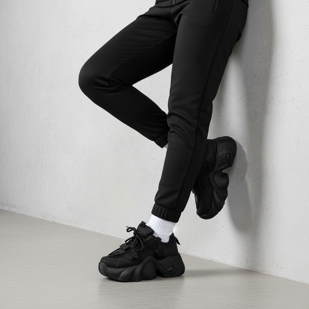 AN6012-1 Dámské sportovní tenisky Urban Mesh – černé