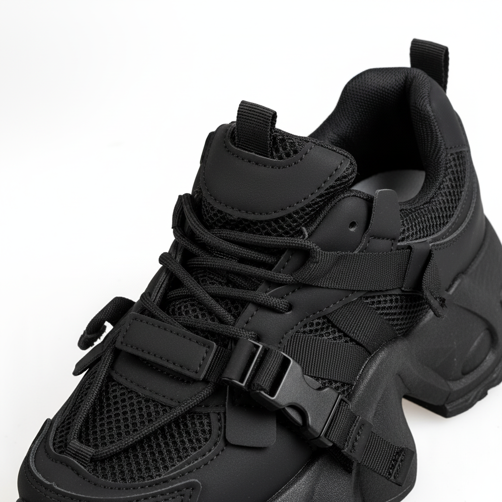 AN6012-1 Dámské sportovní tenisky Urban Mesh – černé