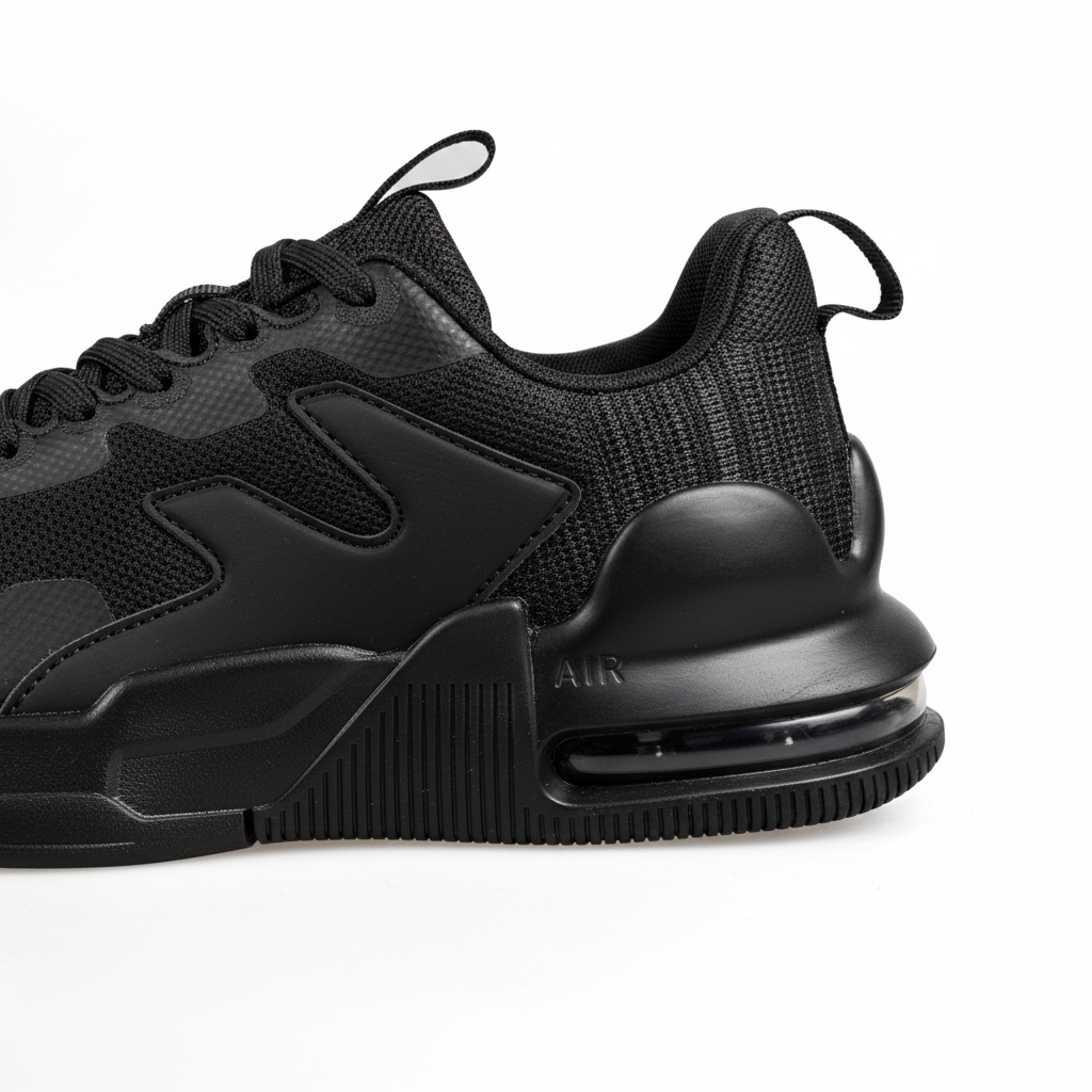 BL515-1 Adidași clasici cu talpă înaltă pentru femei – Negru